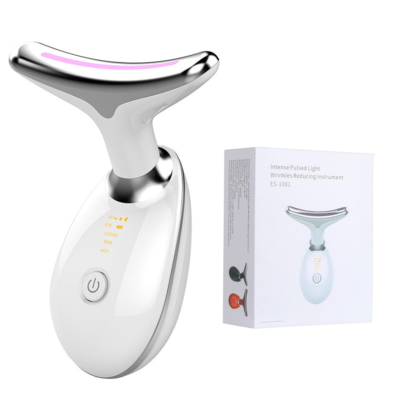 Neck Face Beauty Device Facial Lifting Machine EMS Face Massager Reduce Double Chin Anti Wrinkle Skin Tightening Skin Care Tools