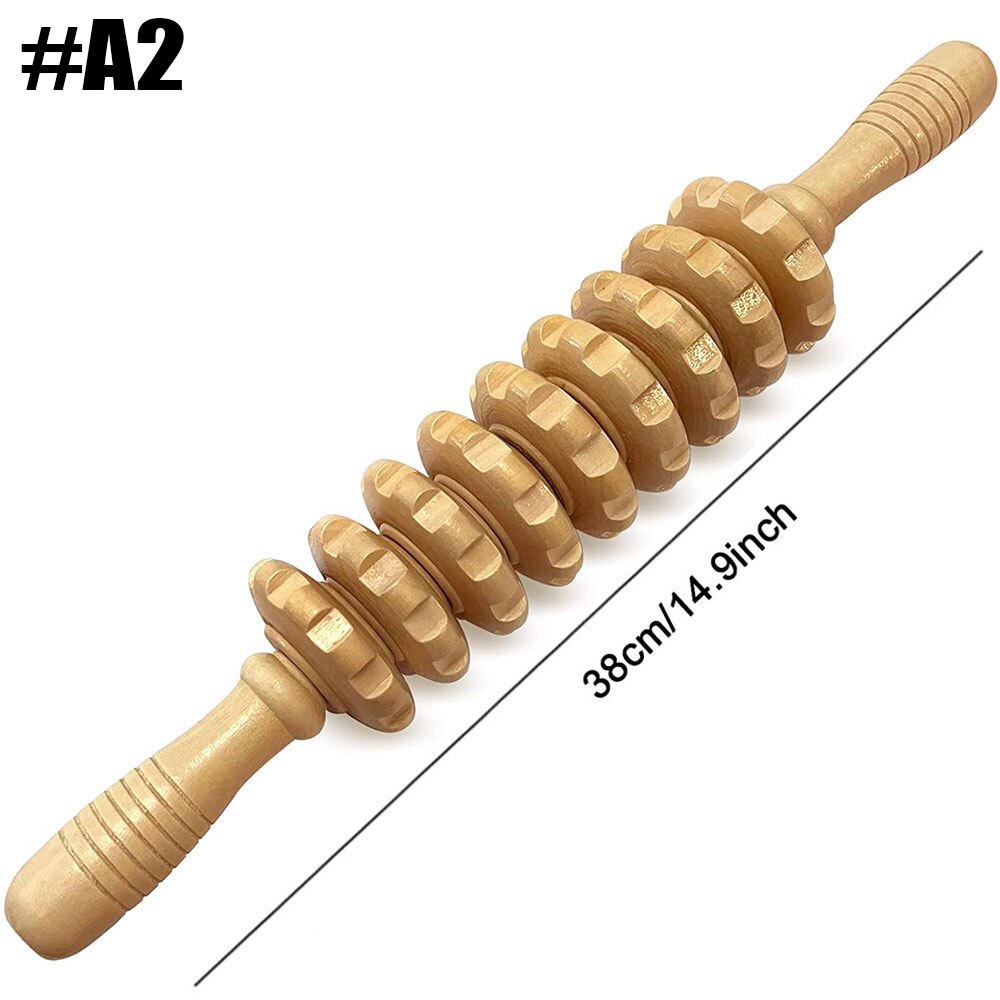 Wooden Therapy Massager Roller