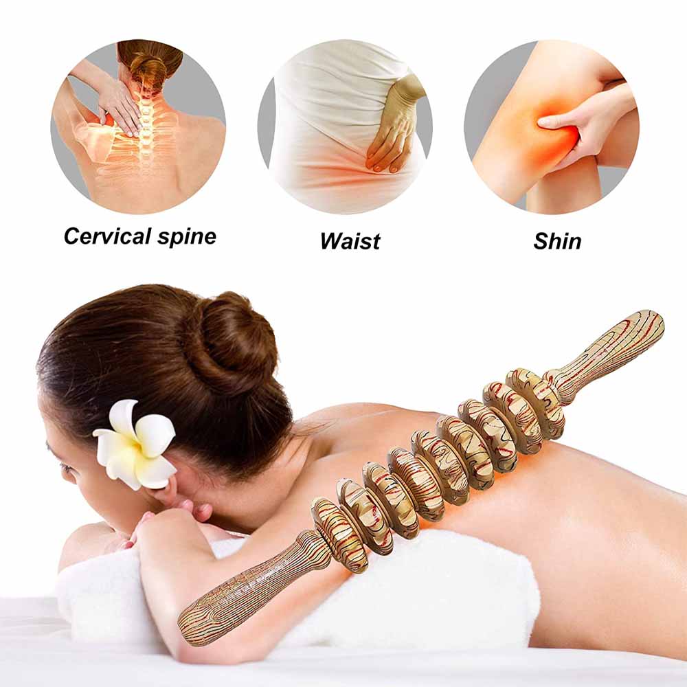 Wooden Therapy Massager Roller