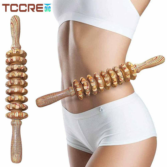 Wooden Therapy Massager Roller